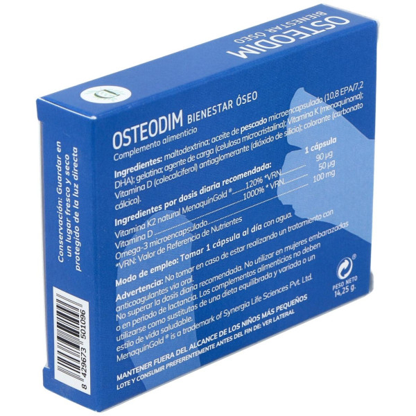 Dimefar Osteodim Bienestar Óseo 30Caps