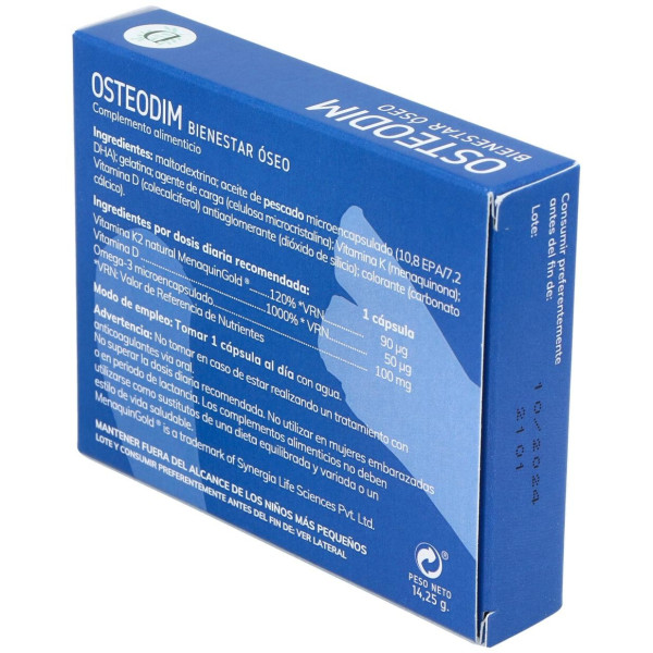Dimefar Osteodim Bienestar Óseo 30Caps