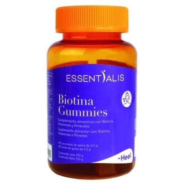 Essentialis Biotina Gummies 60 Caramelos De Goma