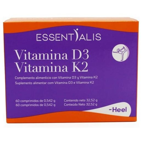 Essentialis Vitamina D3 Vitamina K2 60 Comp.