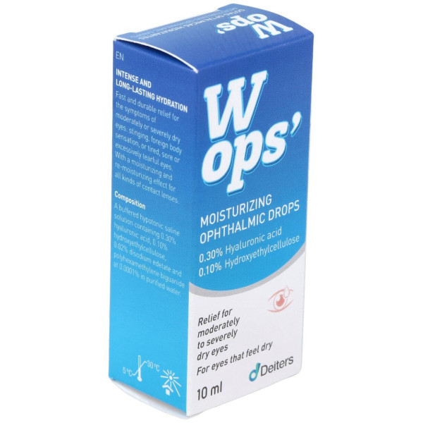 Wops Gotas Oftálmicas Hidratantes 10Ml