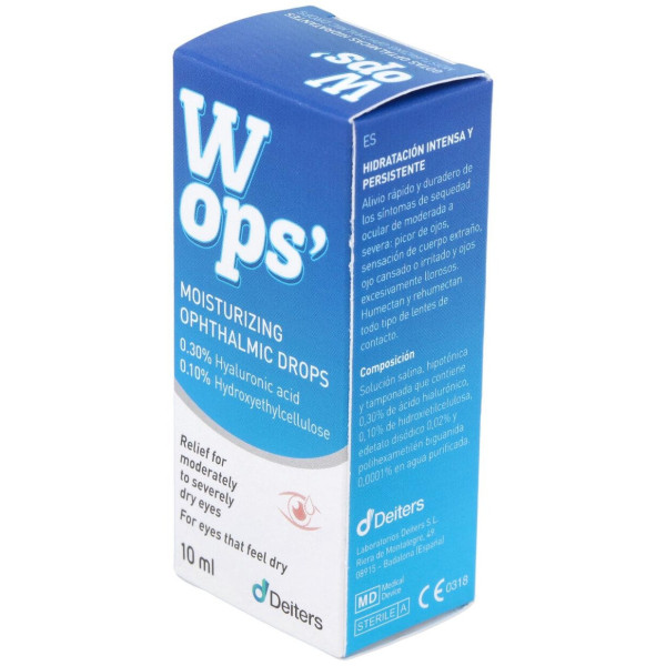 Wops Gotas Oftálmicas Hidratantes 10Ml