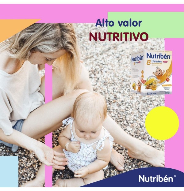 Nutriben 8 Cereales Y Miel Frutos Secos, 600 G. - Alter