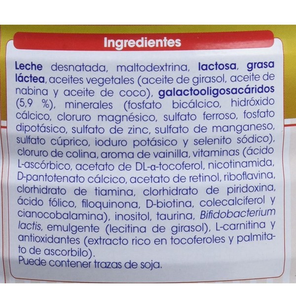 Nutriben Innova 3, 800 G. - Alter                        