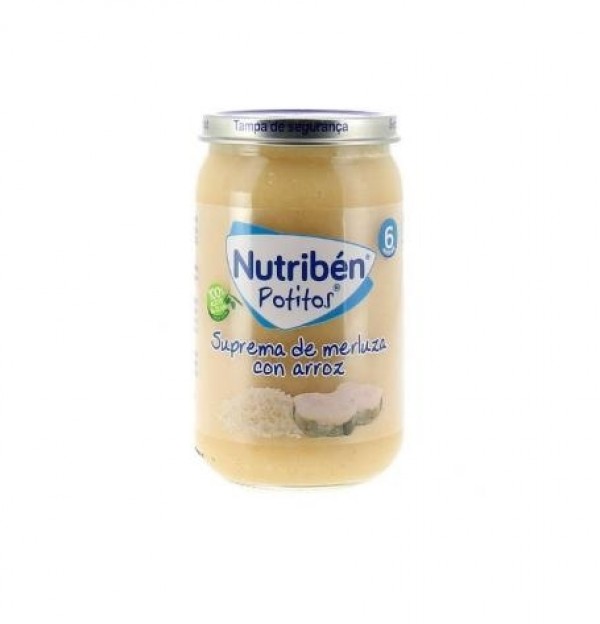 Nutriben Suprema De Merluza Con Arroz. - Alter