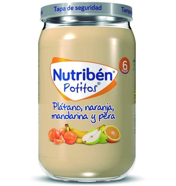 Nutriben Platano Naranja Mandarina Y Pera. - Alter