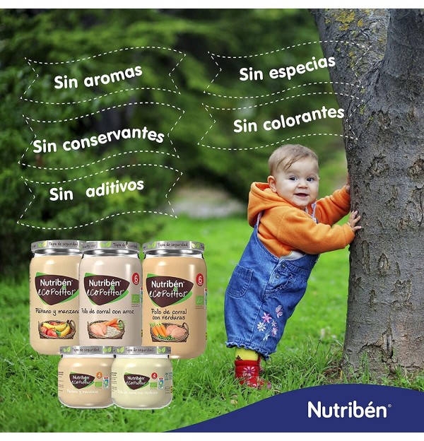 Nutriben Ecopotitos Verduras De La Huerta - Con Pavo Ecológico. - Alter