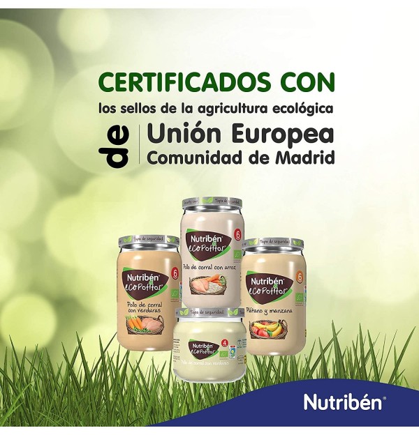 Nutriben Ecopotitos Pollo Del Corral Con Arroz. - Alter