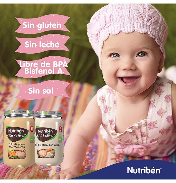Nutriben Ecopotitos Pollo Del Corral Con Arroz. - Alter