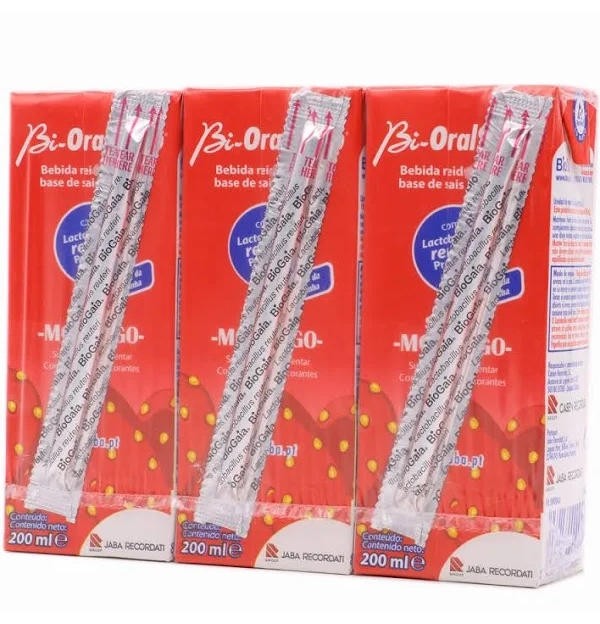 Bioralsuero (3 Tetrabrick 200 Ml Sabor Fresa)