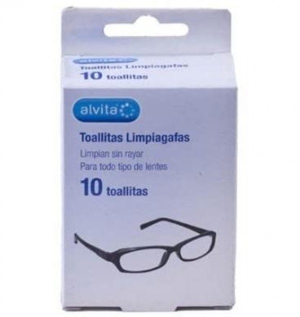 Alvita Toallitas Limpiagafas,10 Unidades. -  Alliance Healthcare