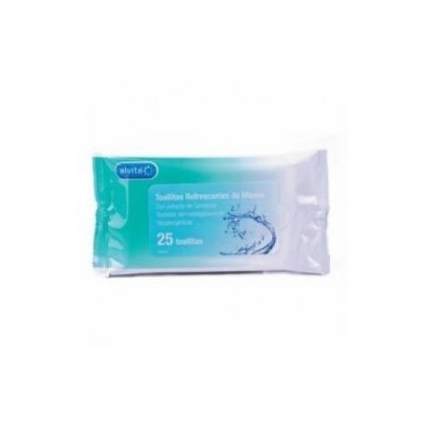 Alvita Toallitas Refrescantes De Manos, 25 Unidades. - Alliance Healthcare