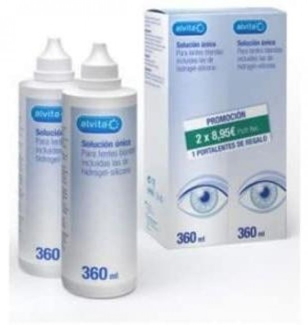 Alvita Solucion Unica (2 Envases 360 Ml)