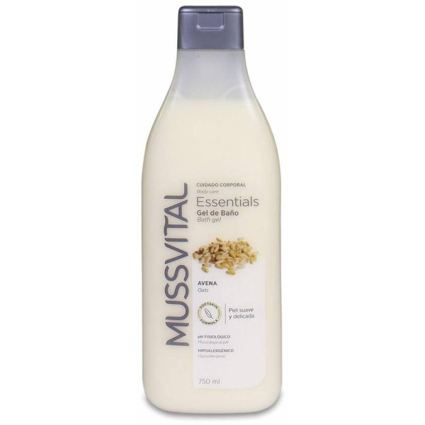 Mussvital Botanics Gel De Baño Suavizante De Avena 750Ml