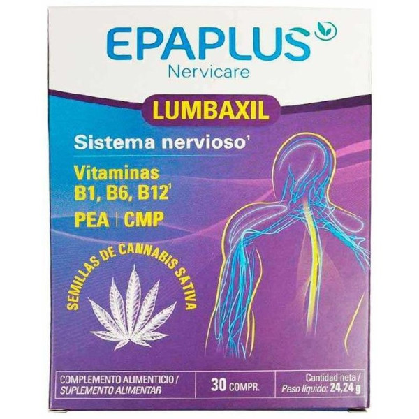 Peroxfarma Epaplus Nervicare Lumbaxil 30 Comprimidos