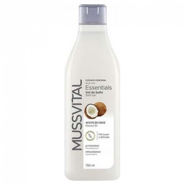 Mussvital Essentials Botanics Coconut Bath Gel 750Ml