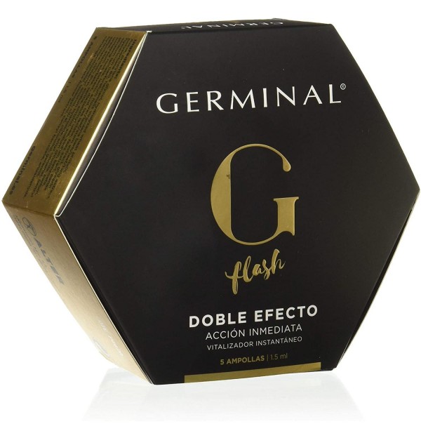 Germinal Accion Inmediata Doble Efecto Flash, 5 Ampollas. - Alter Cosmética