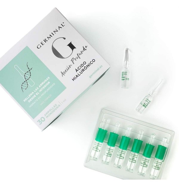 Germinal Acción Profunda Acido Hialuronico, 30 Ampollas 1 ML. - Alter Cosmética