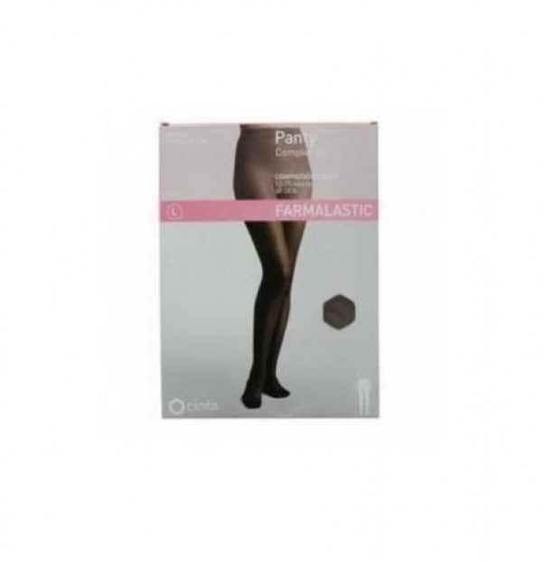 Panty Compresion Ligera - Farmalastic 40 Den (Talla Grande Color Capuchino)