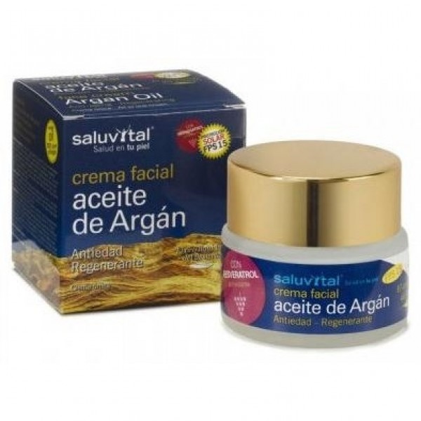 Saluvital Crema Facial Aceite Argan 50Ml