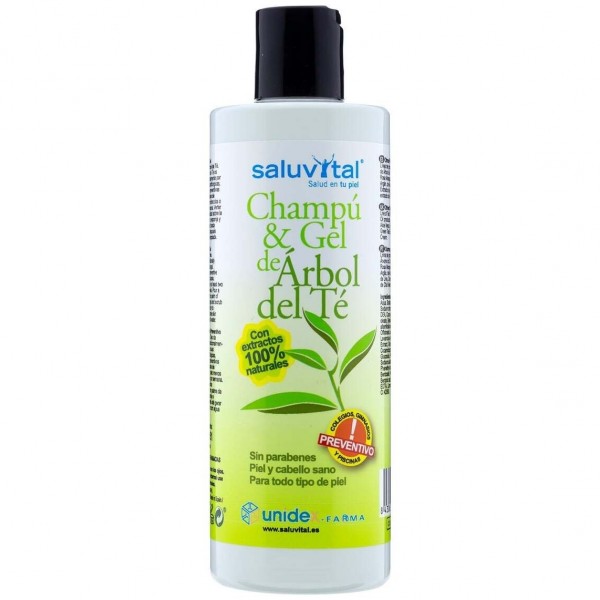 Saluvital Champú & Gel De Árbol Del Té 300Ml