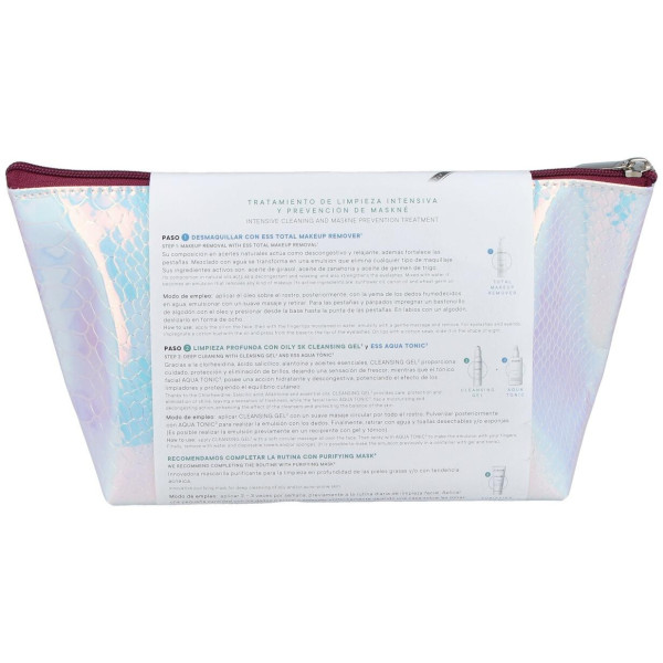 Neceser Limpieza Antiacne Desmaquillador+Gel+Tonic