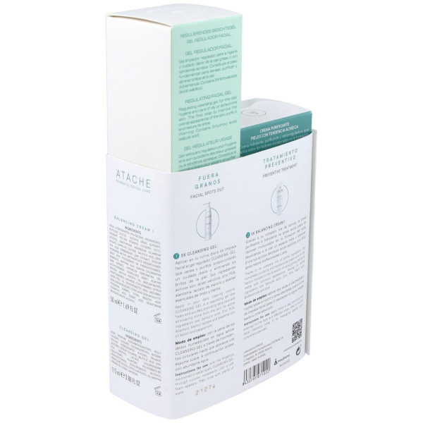 Atache Pack Preventiva Antiacné Balansing Crema + Cleansing Gel