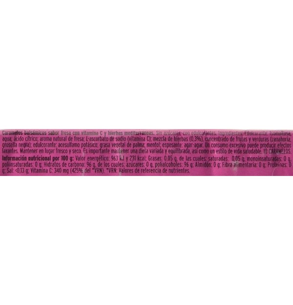 Juanola Caramelos Fresa Vit C Y Hierbas Med (1 Envase 32,4 G)