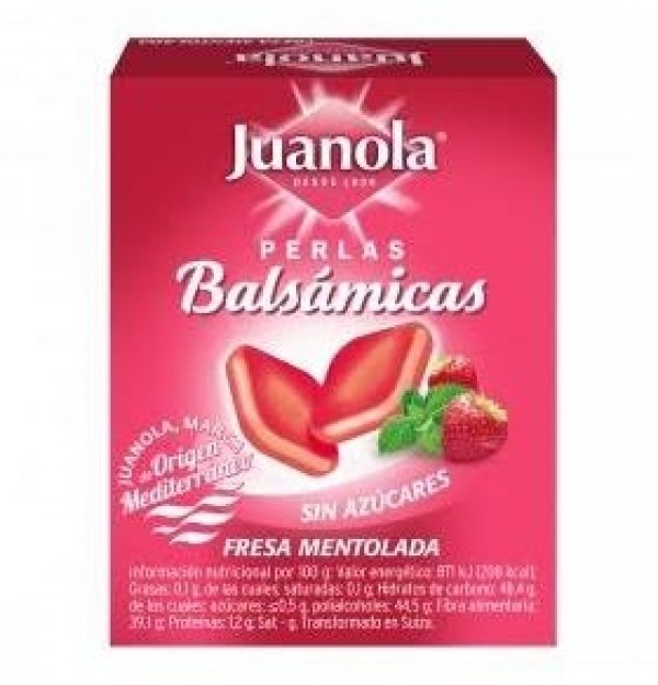 Juanola Perlas Fresa Mentolada (1 Envase 25 G)