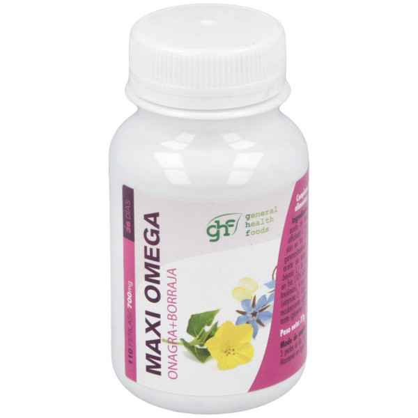 Maxi Omega Onagra Y Borraja 500Mg. 110Perlas