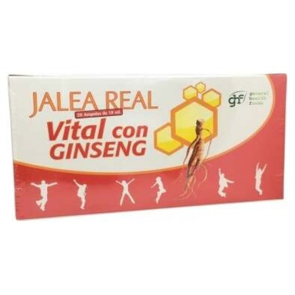 Ghf Jalea Real Vital Con Ginseng 20 Ampollas