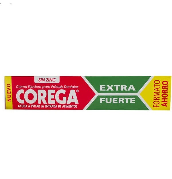 Corega Crema Extra Fuerte - Adhesivo Protesis Dental (75 Ml)