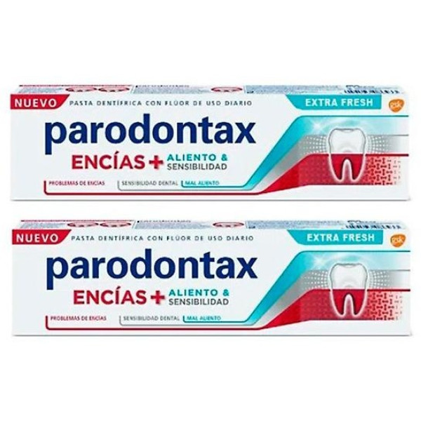 Parodontax Encías Aliento Sensible 2X75Ml