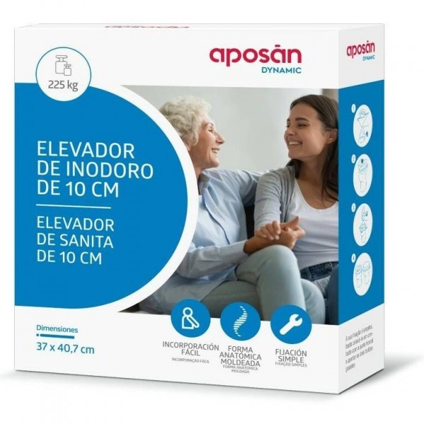 Aposán Dynamic Elevador De Inodoro 10 Cm, 1 Unidad 2