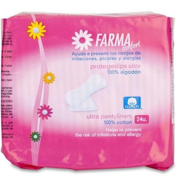 Protege-Slip 100%Algodon - Farmaconfort (Ultrafino 24 U)