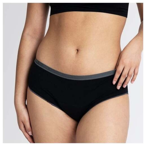 Braguita Menstrual Negra/Gris Flujo Abundante 4/L.