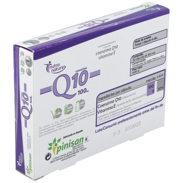 Pinisan Nutranature Q10 100Mg 30Caps