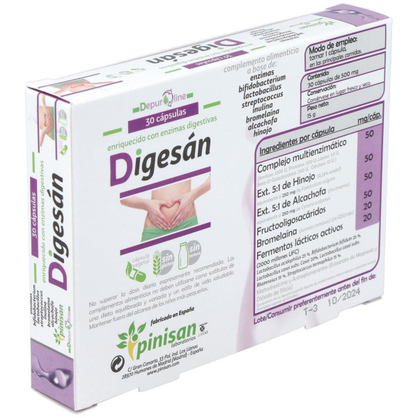 Pinisan Digesan 30Cáps