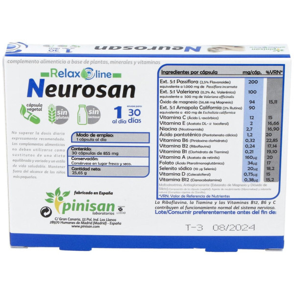 Pinisan Neurosan Plus 30Cáps