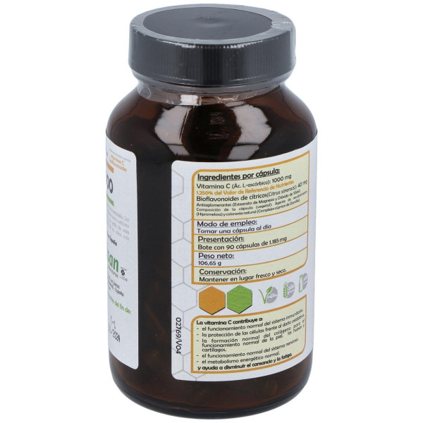 Vitamina C 1000Mg Bioflavonoides 90Cap.