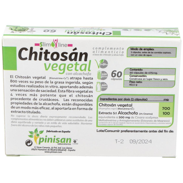 Siluplan Chitosan Vegetal 60Cap.