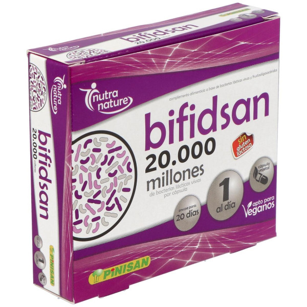 Pinisan Bifidsan 20.000 Millones De Ufc 20 Cápsulas