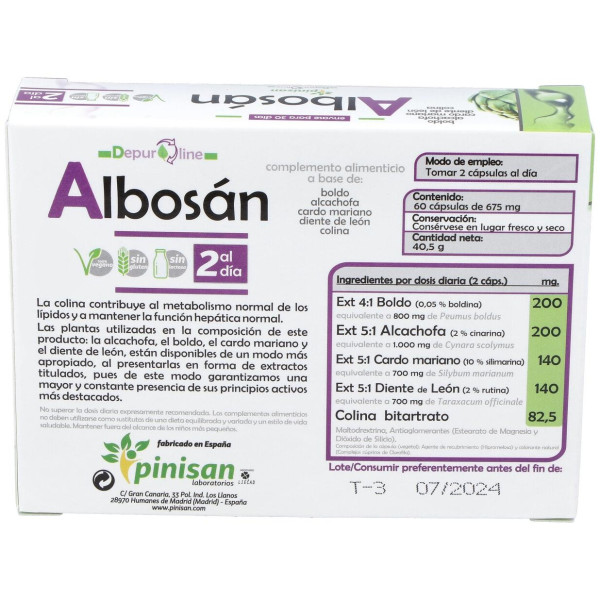 Pinisan Albosán 60Cáps
