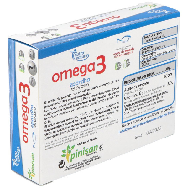 Pinisan Omega 3 30 Perlas