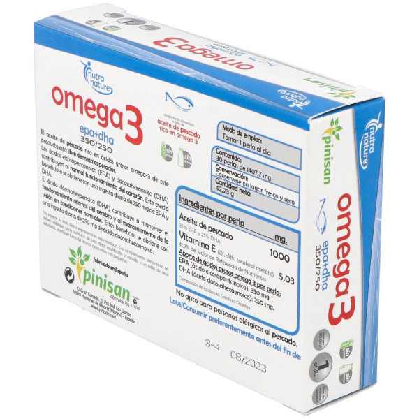 Pinisan Omega 3 30 Perlas