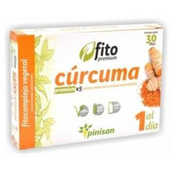 Fito Premium - Curcuma - Pinisan - 30 Cápsulas