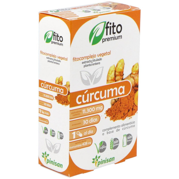 Fito Premium - Curcuma - Pinisan - 30 Cápsulas