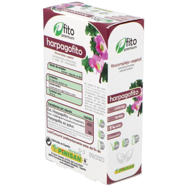 Fito Premium - Harpagofito - Pinisan - 30 Cápsulas