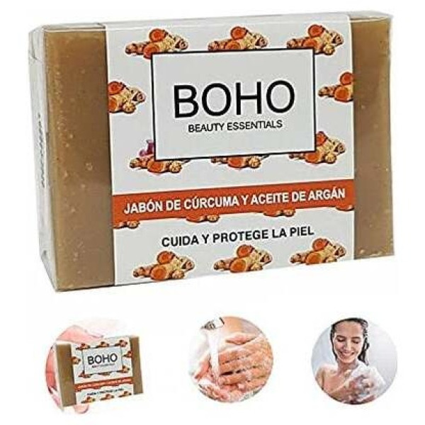 Boho Jabón Curcuma Y Aceite De Argán 100G