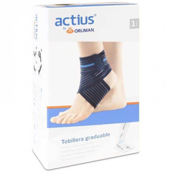 Actius Tobillera Elastabilizadora Graduable Ace902 Talla 3, 1 Unidad